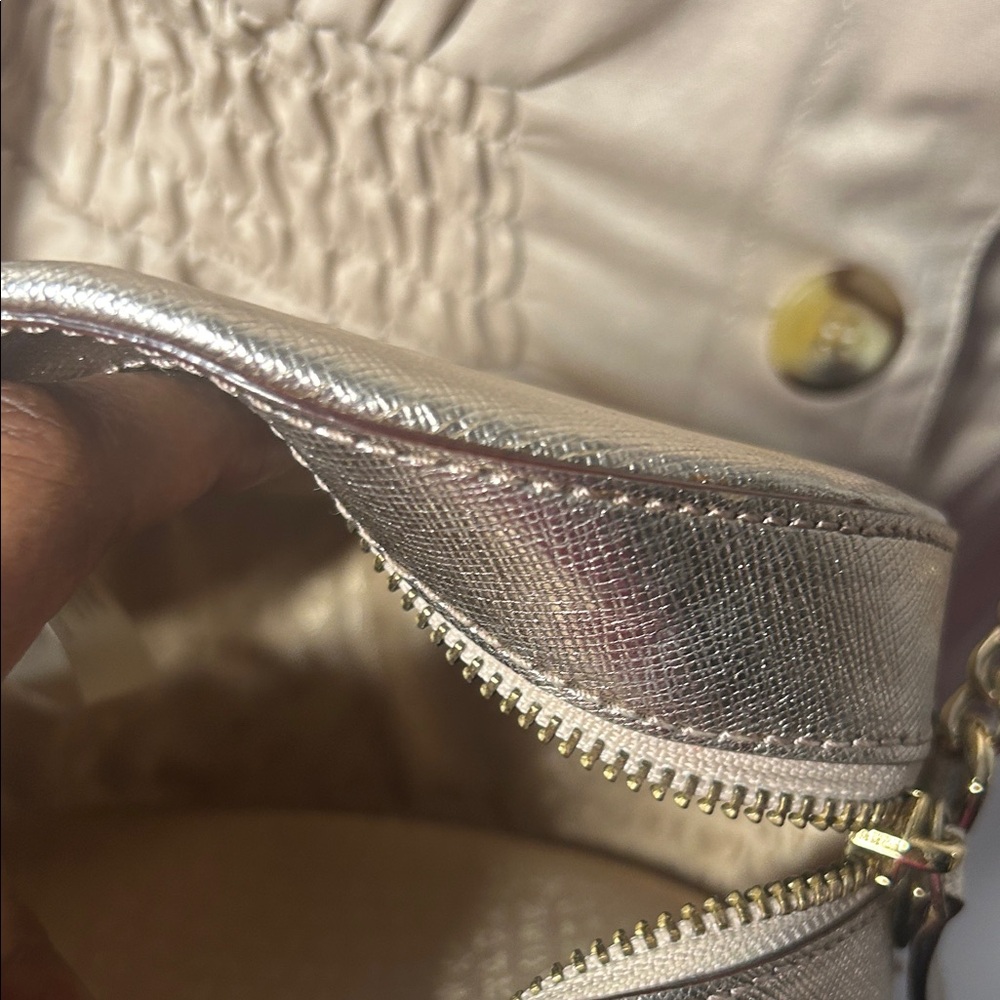 Kate Spade Tan and Gold Crossbody Bag - Picture 8 of 9